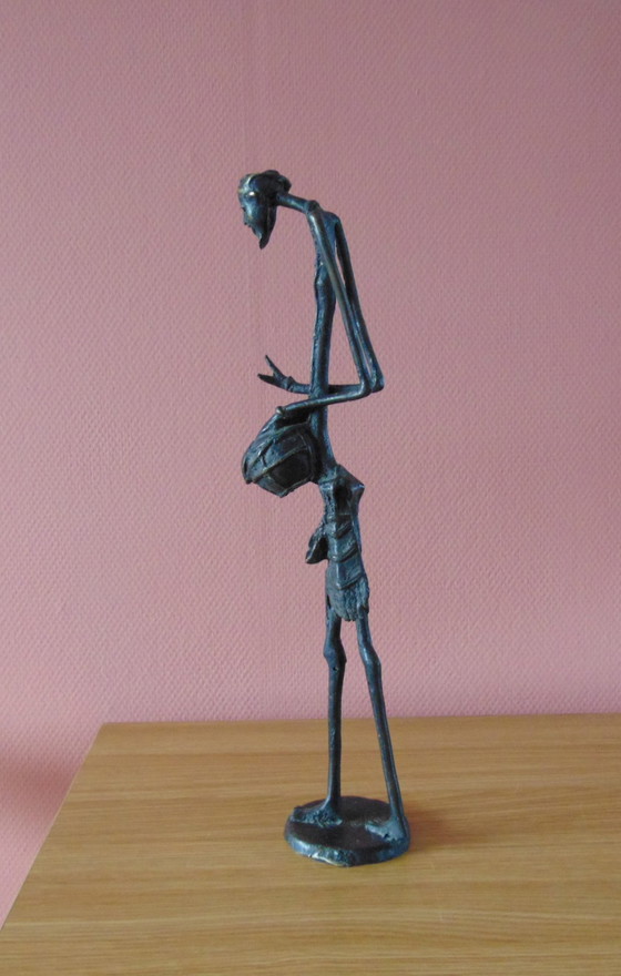 Image 1 of Statua di bronzo africana