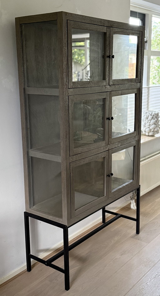 Beautiful wooden display cabinet by Bepurehome