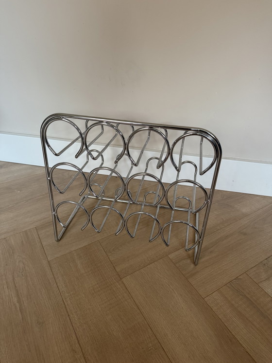Image 1 of Wine rack chrome