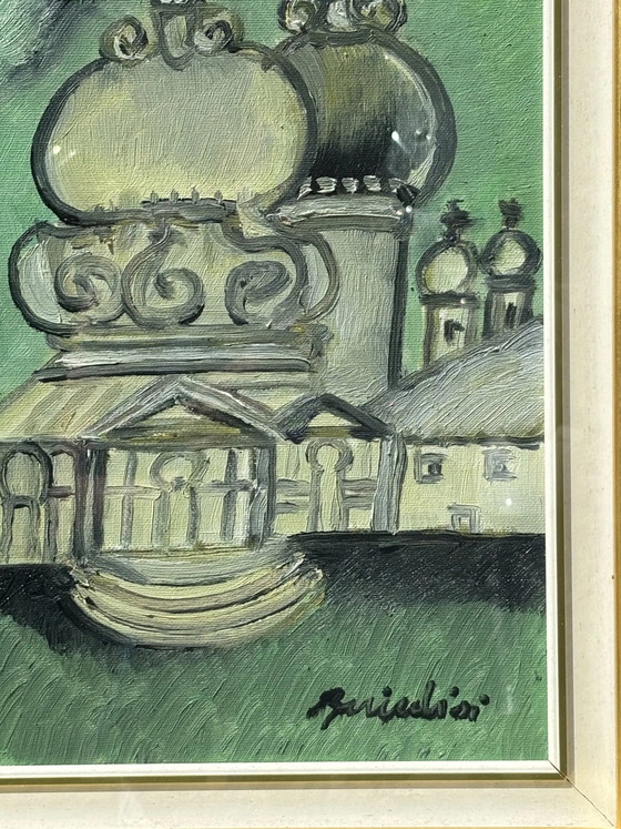 Oil on Canvas Painting of Venice by Remo Brindisi, 1970s – Paintings & Drawings (photo 4 of 7)