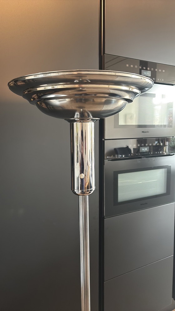 Image 1 of Lámpara de pie Art Déco cromada de los años 30