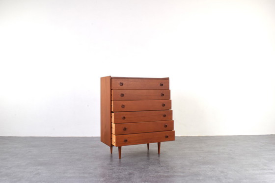 Image 1 of Mid-Century Danish Teak Chest of Drawers, 1960s.