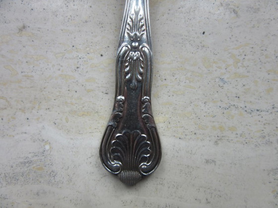Image 1 of Berry Spoon EPNS A1 Sheffield England Silverplate Art Nouveau Style