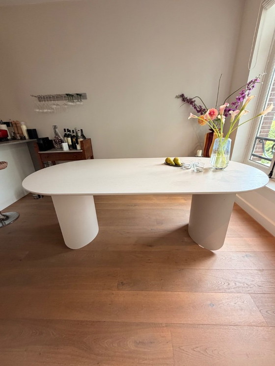 FEST Plateau oval dining table - sand – Wood (photo 4 of 8)