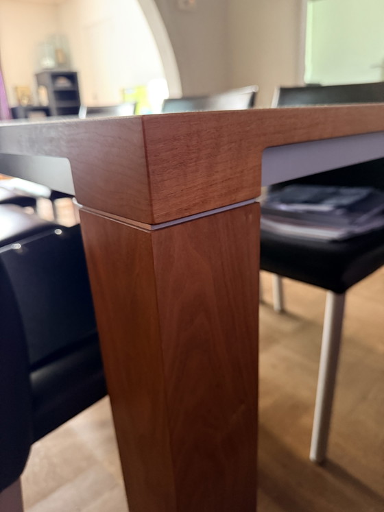 Leolux Dining Table – Wood, Metal (photo 3 of 5)