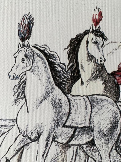 GIORGIO DE CHIRICO, The Horses of Achilles, 1971