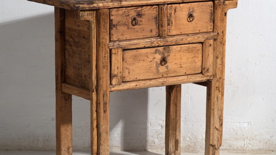 Shanxi console table in fir with dark patina – China, circa 1930 (photo 3 of 40)