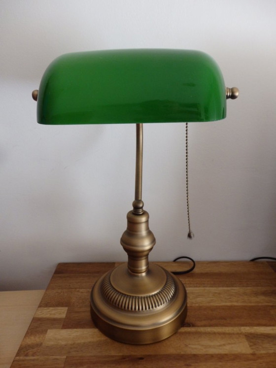 Lampe de Banquier, Style Ministère I – Lampes de lecture, Glass (photo 6 of 8)