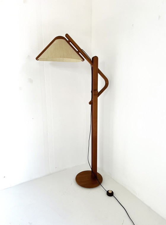 Image 1 of Vintage teak floor lamp, Domus '70
