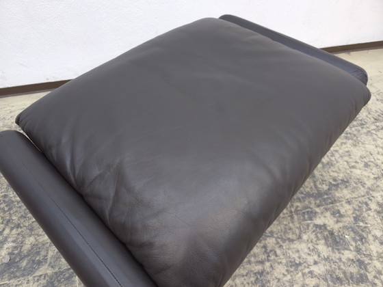 Image 1 of Cassina Maralunga Stool Ottoman Leather Stool
