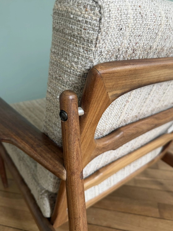Poltrona scandinava vintage in teak – Poltrone, Wool, Scandinavian (photo 7 of 9)
