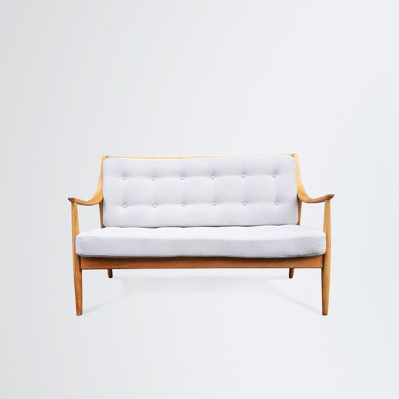 Image 1 of Vintage 2-seater sofa by Peter Hvidt and Orla Mølgaard-Nielsen for France and Daverkosen, Denmark 1950s