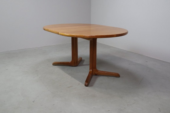 Image 1 of Scandinavian solid pine extendable dining table