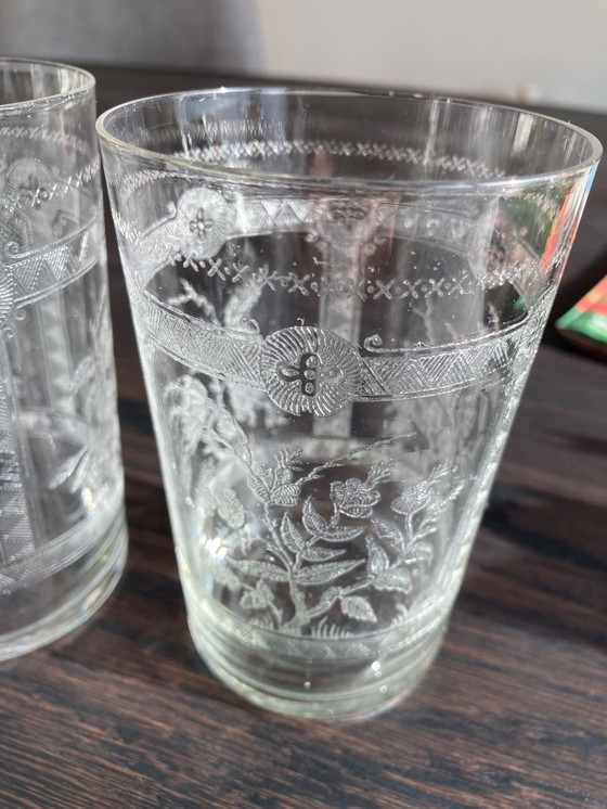 Image 1 of antique water or beer glasses