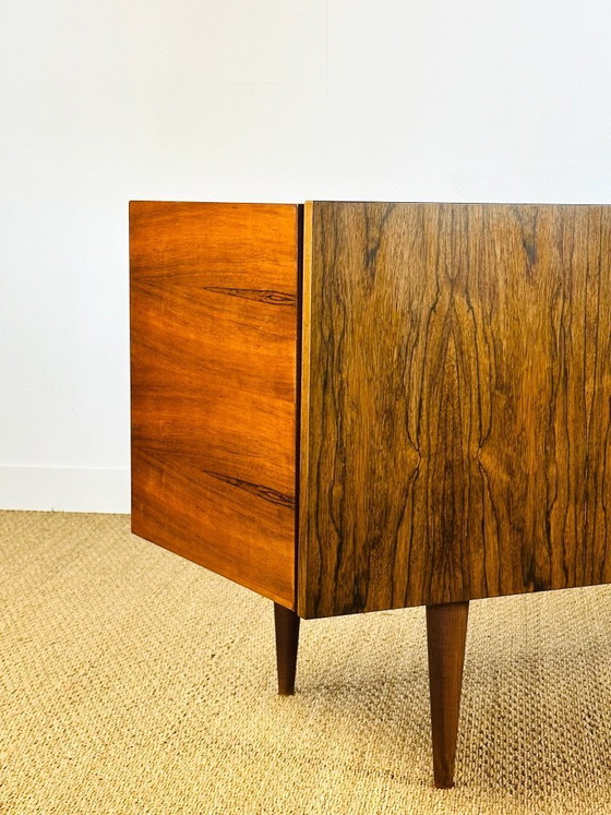Image 1 of Scandinavian rosewood sideboard with tapered legs, 1960
