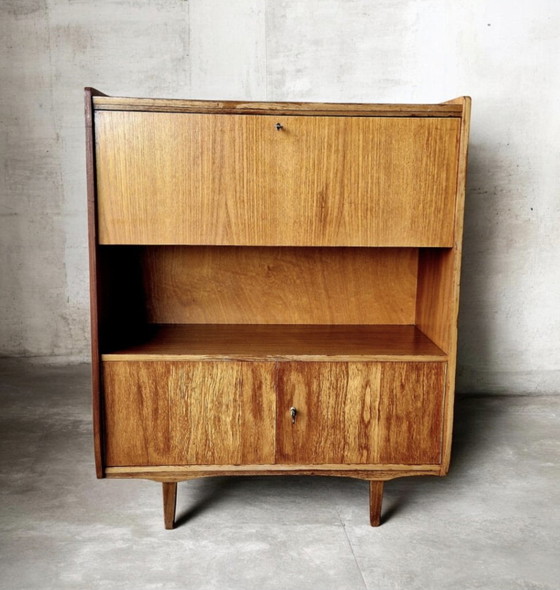 Vintage Wandkast Minibar Kastje Mid Century – Wood (photo 2 of 15)