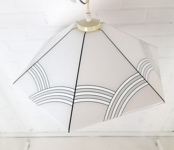 Vintage hanglamp acryl jaren 70 heksenhoed – Hanglampen, Plastic (photo 3 of 11)
