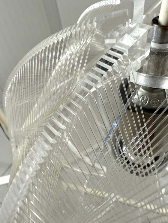 Image 1 of Lampada a sospensione in plexiglas di Paul Secon per Sompex