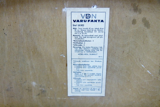 Sillas Ulvö de Roble de Eric Wørtz para Ikea, Suecia, años 60, Juego de 6, Sillas de comedor (foto 7 de 8)
