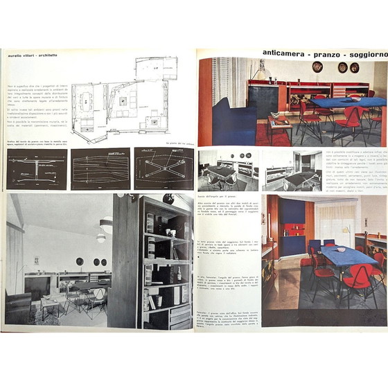 Image 1 of 4 chaises par Aurelio Villari pour Isa Bergamo, années 1950