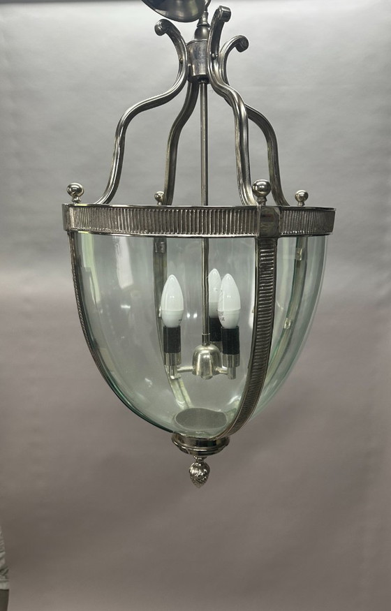 Image 1 of Lampada a sospensione di lusso Casa Padrino, Calice, Lampadario a lanterna.   