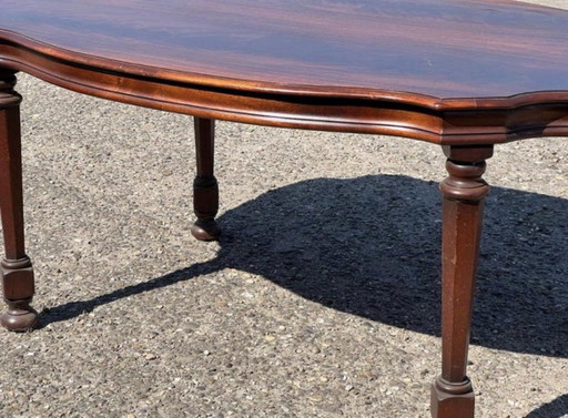 Mahonie eetkamer tafel