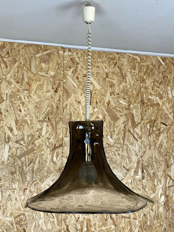 Image 1 of Lámpara colgante Kalmar Franken KG de los años 60 y 70, tulipa de cristal, años 60 y 70