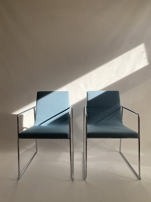 4x Andreu World lineaire comfort stoel