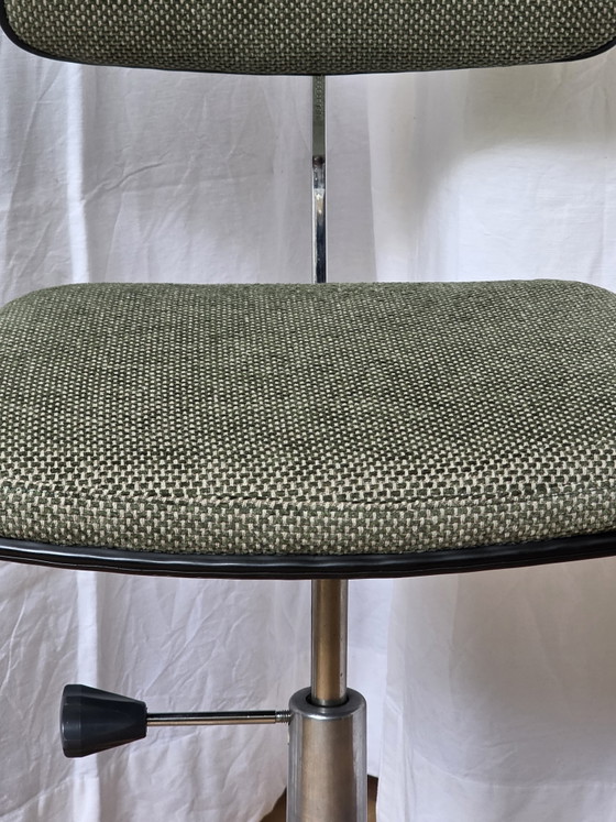 Vintage Deense Labofa Bureaustoel (volledig gerestaureerd) – Bureaustoelen, Metal, Plastic (photo 7 of 10)