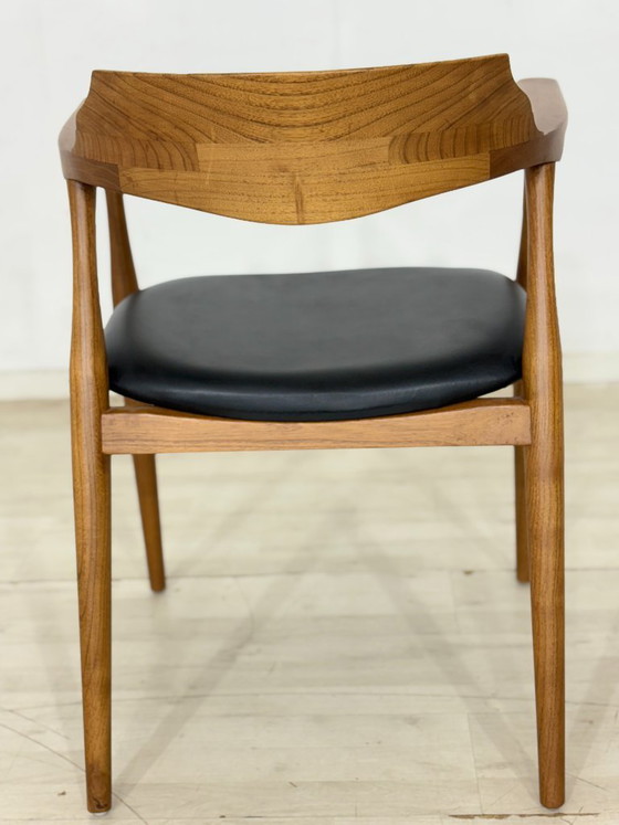 High-quality Danish style armchair / retro living room chair / chair / retro vintage dining room chair (photo 9 of 9)