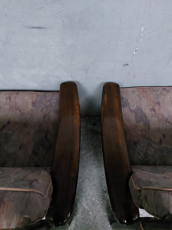 2 poltrone vintage in legno – Textile (photo 24 of 24)