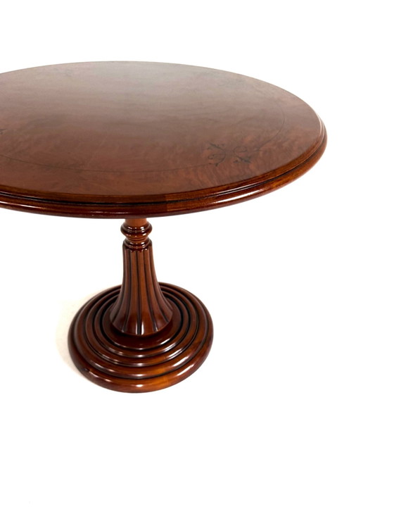 Vintage wortelnoten wijntafel ‘60 – Bijzettafels, Hout (photo 4 of 8)