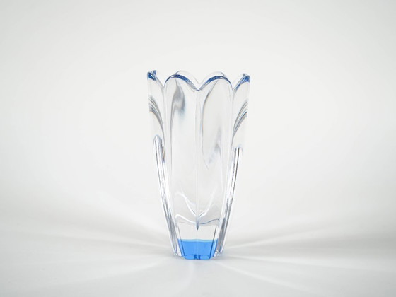 Image 1 of Mayflower glass vase, Swedish design, 1960s, designer: Jan Johansson, manufacturer: Orrefors