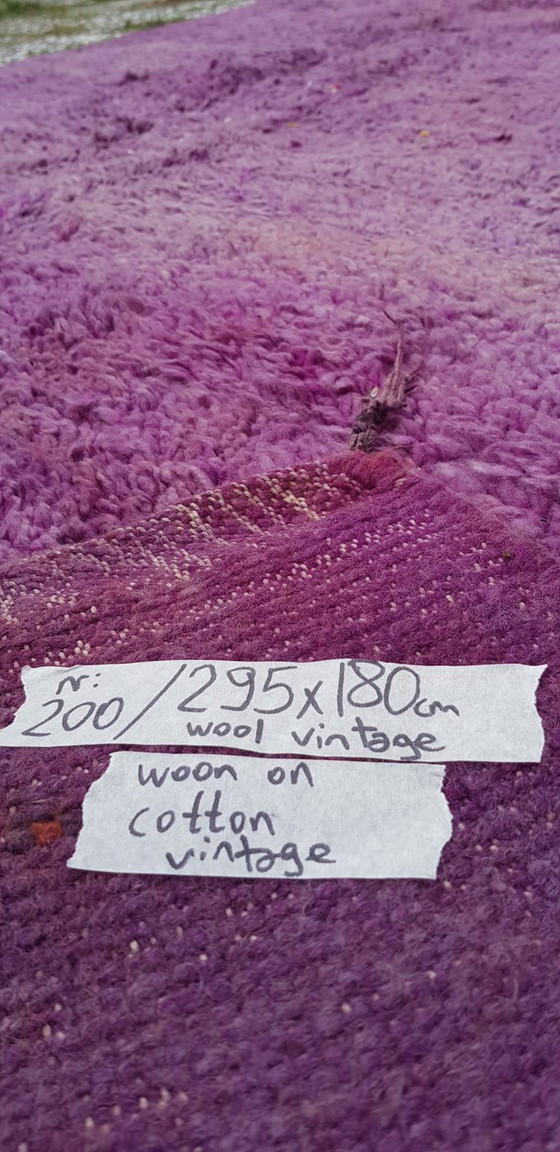 Image 1 of Handgeknoopt Berber  kleed wol 295x180cm