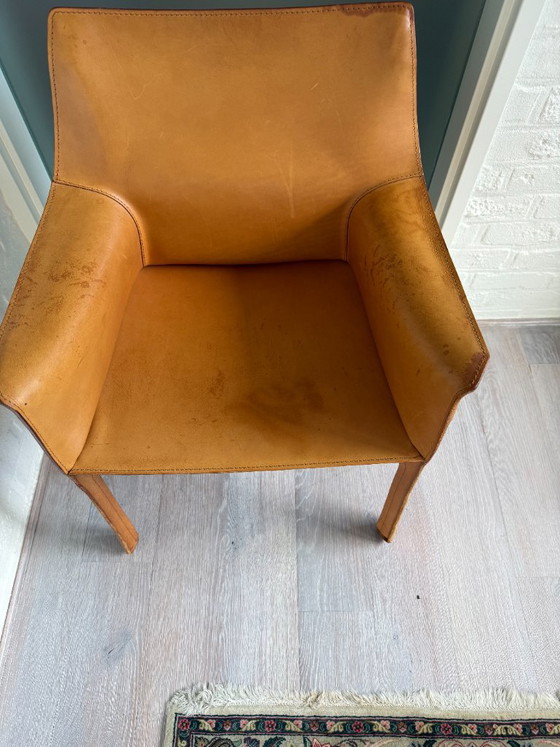 6 x original Cassina Cab chair – Armchairs, Other, Leather (photo 7 of 8)