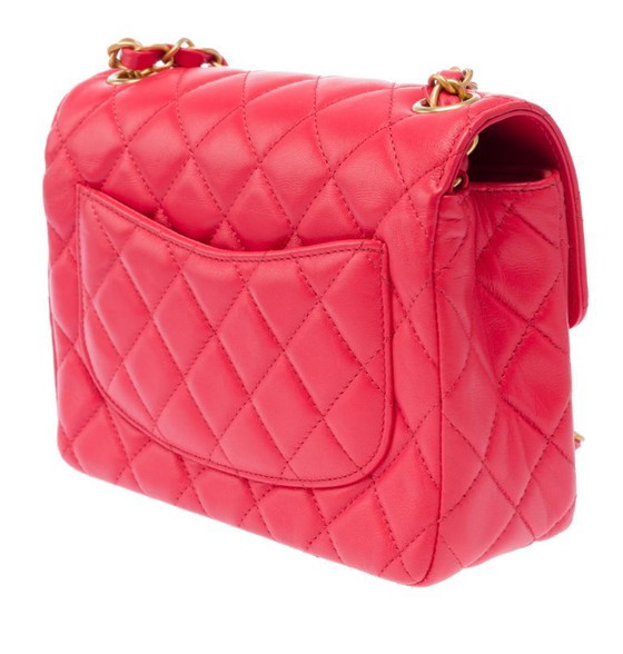 Image 1 of Sac CHANEL Timeless/Classique en Cuir Rose - 103408