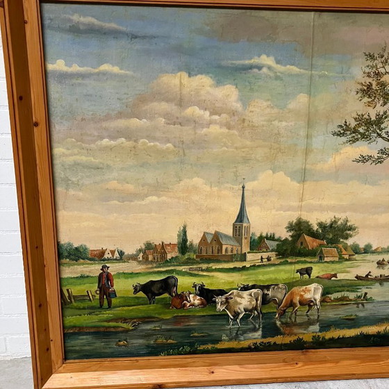 Image 1 of Grand panneau ancien