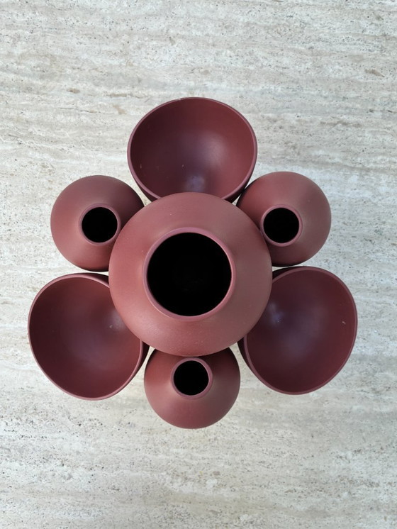 Image 1 of Jarrón Allpa diseño terracota J.B. Fastrez