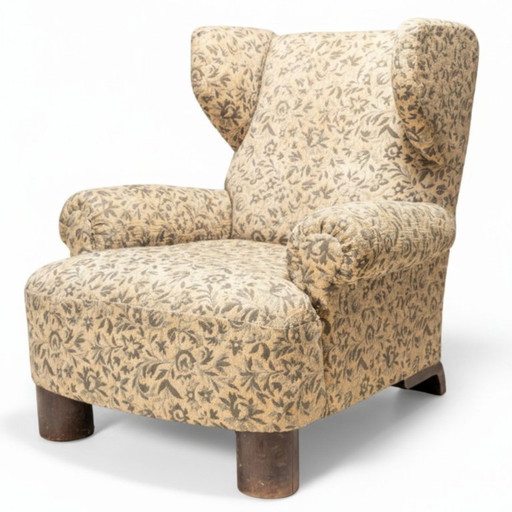 Art-Deco-Ohrensessel, Europa, 1930er Jahre