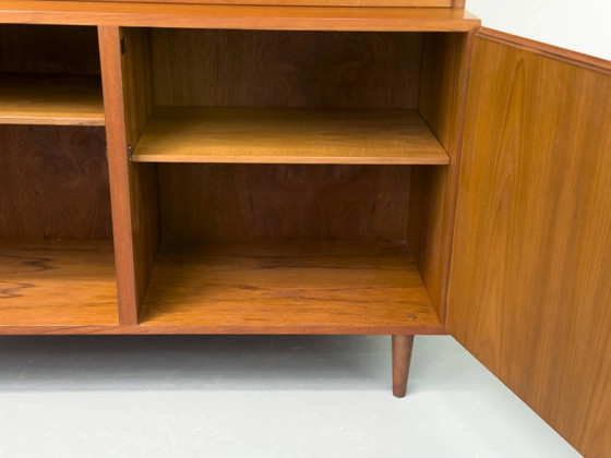 Libreria vintage in teak con scrivania di Omann Jun, anni '60 – Librerie, Scandinavian (photo 8 of 31)