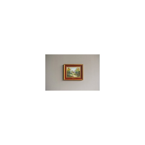 Image 1 of Vintage oil on canvas Landscape framed by Giovanni Cappelletti, 1970