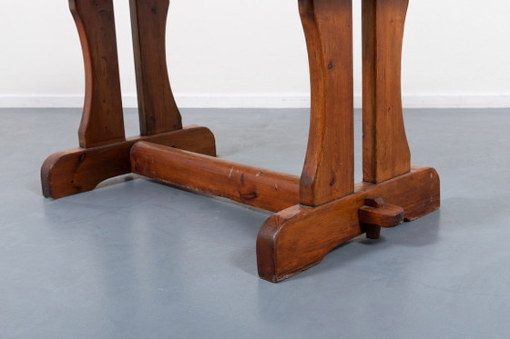Image 1 of Mid-Century David Rosen massief grenen tafel ‘Berga’ van Nordiska Kompaniet, Zweden, jaren 50