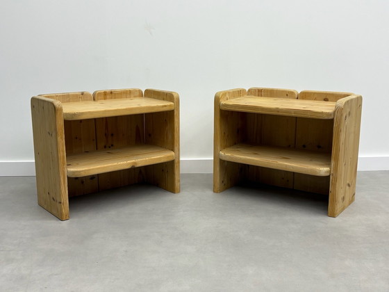 Vintage Brutalist Cabinets – Nightstands, Wood (photo 9 of 12)
