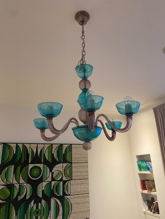 Image 1 of Beautiful Vintage Murano Chandelier