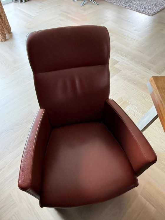 Image 1 of Leolux dining chairs 6 pieces