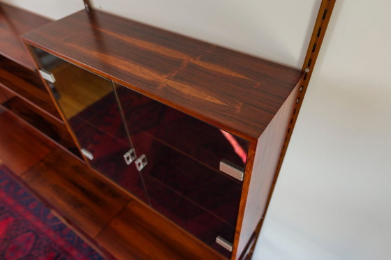 Image 1 of Modularer Wandschrank aus Palisanderholz von Kai Kristiansen für FM Møbler, 1960er Jahre