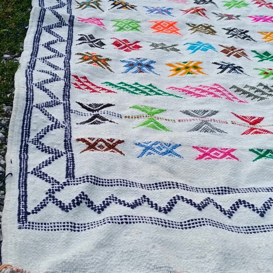 Image 1 of Handgeknoopt Berber kleed wol 147x90cm