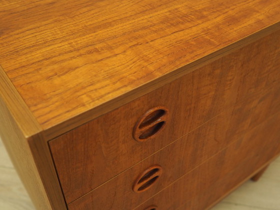 Image 1 of Teakhouten ladekast, Deens design, jaren 70, gemaakt in Denemarken.