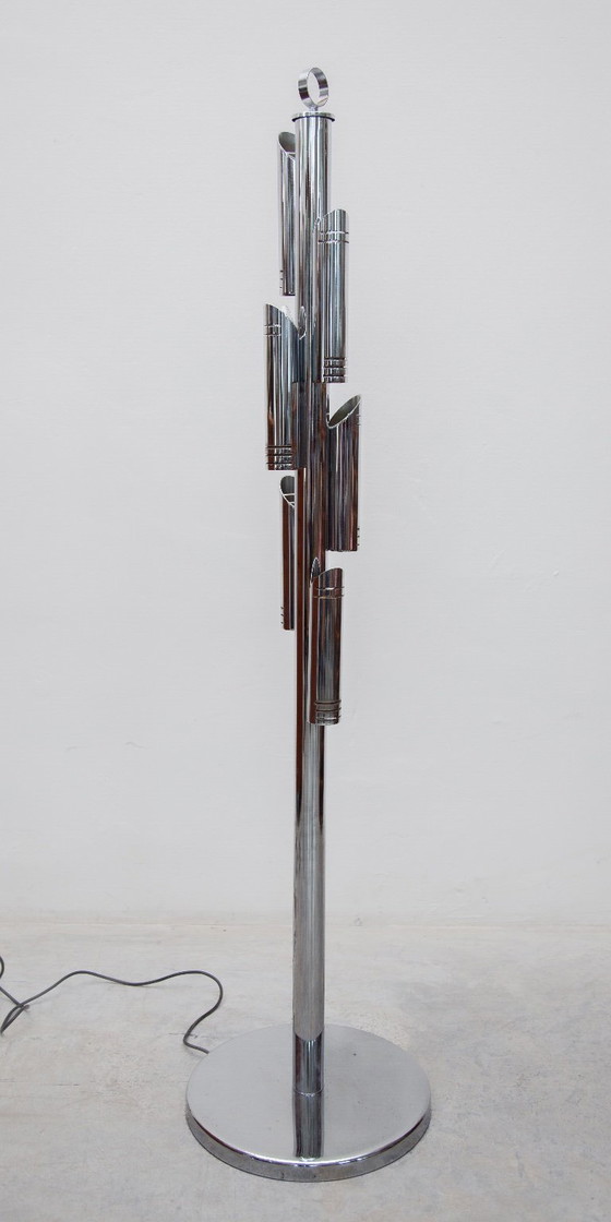 Image 1 of Geatano Sciolari Spage Age Tubular Floor Lamp