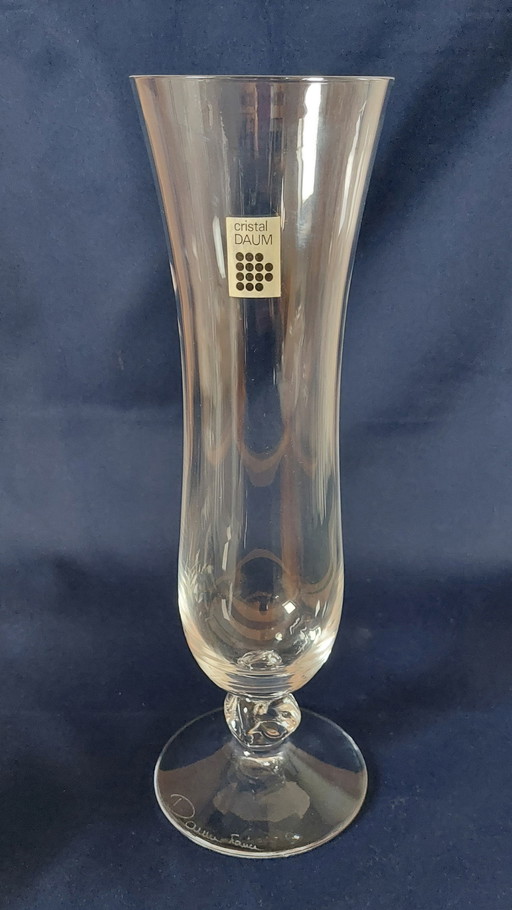 Jarrón de cristal Daum Crystal